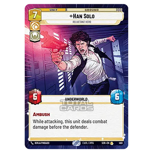 Star Wars Unlimited - Spark of Rebellion - Han Solo (Rare) - 460 (Hyperspace)