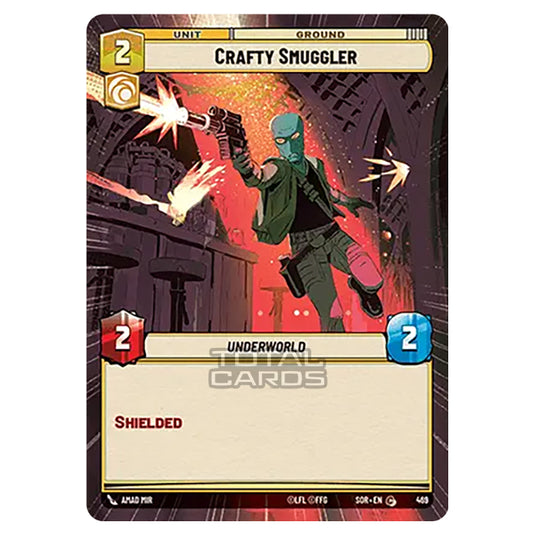 Star Wars Unlimited - Spark of Rebellion - Crafty Smuggler (Common) - 469 (Hyperspace)