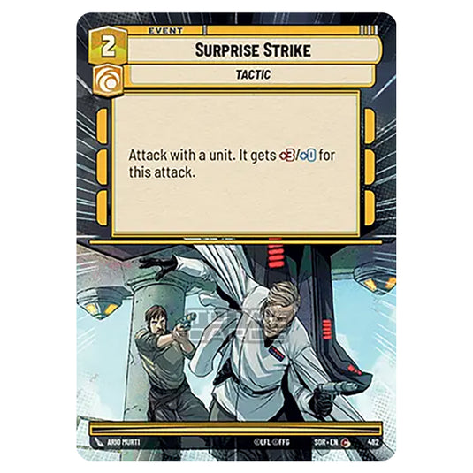 Star Wars Unlimited - Spark of Rebellion - Surprise Strike (Common) - 482 (Hyperspace)