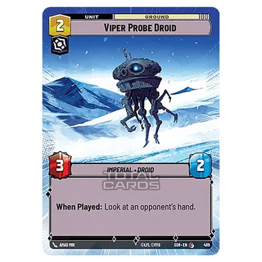 Star Wars Unlimited - Spark of Rebellion - Viper Probe Droid (Common) - 489 (Hyperspace)