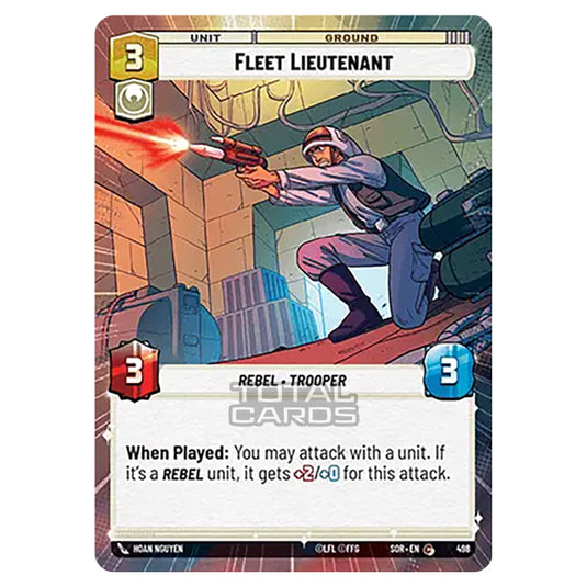 Star Wars Unlimited - Spark of Rebellion - Fleet Lieutenant (Common) - 498 (Hyperspace)