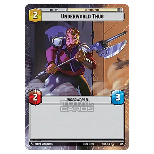 Star Wars Unlimited - Spark of Rebellion - Underworld Thug (Common) - 505 (Hyperspace)