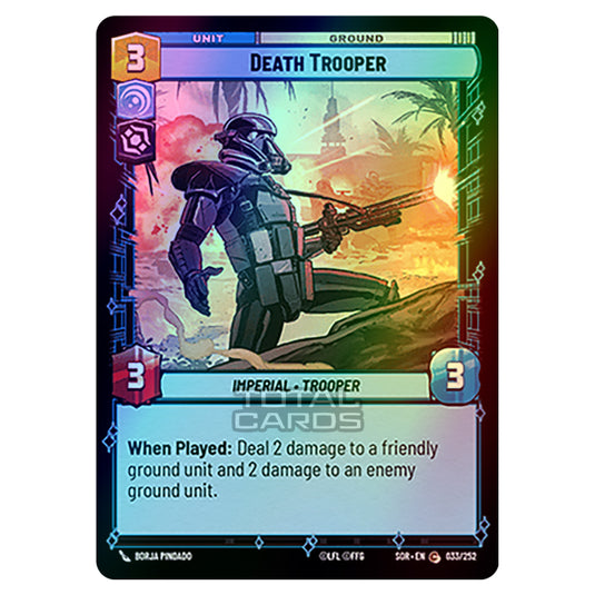 Star Wars Unlimited - Spark of Rebellion - Death Trooper (Common) - 033/252 (Foil)