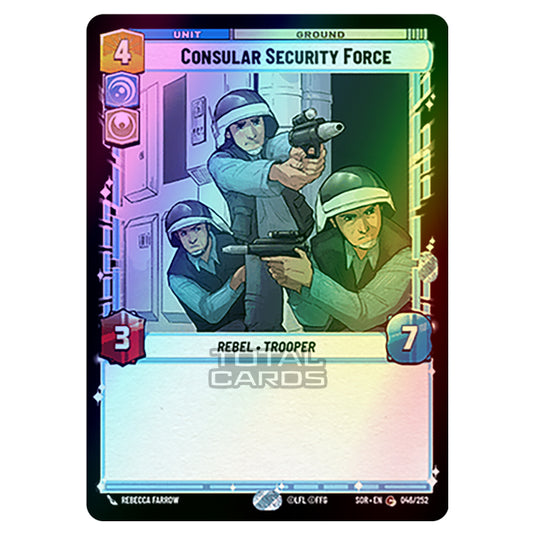 Star Wars Unlimited - Spark of Rebellion - Consular Security Force (Common) - 046/252 (Foil)