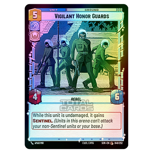 Star Wars Unlimited - Spark of Rebellion - Vigilant Honor Guards (Common) - 048/252 (Foil)