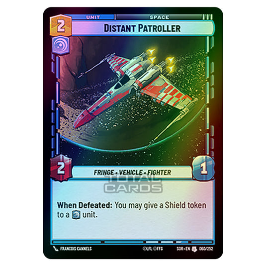 Star Wars Unlimited - Spark of Rebellion - Distant Patroller (Uncommon) - 060/252 (Foil)