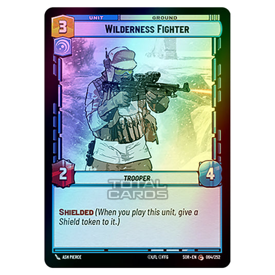 Star Wars Unlimited - Spark of Rebellion - Wilderness Fighter (Common) - 064/252 (Foil)