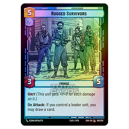 Star Wars Unlimited - Spark of Rebellion - Rugged Survivors (Common) - 067/252 (Foil)