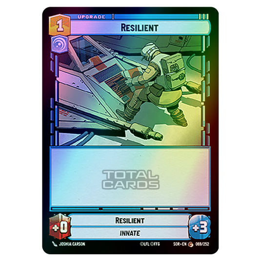 Star Wars Unlimited - Spark of Rebellion - Resilient (Common) - 069/252 (Foil)