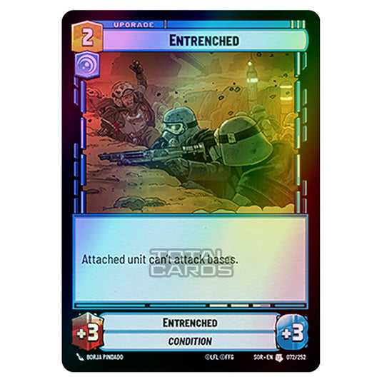 Star Wars Unlimited - Spark of Rebellion - Entrenched (Uncommon) - 072/252 (Foil)