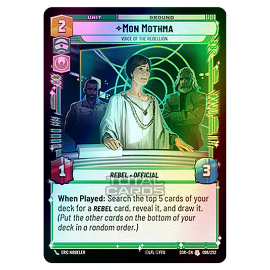 Star Wars Unlimited - Spark of Rebellion - Mon Mothma (Uncommon) - 096/252 (Foil)