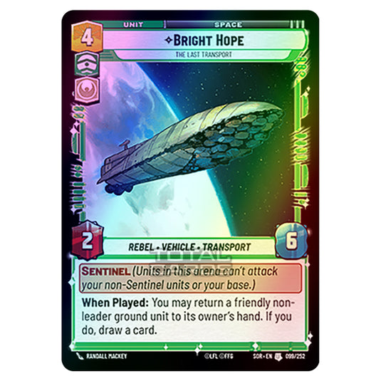 Star Wars Unlimited - Spark of Rebellion - Bright Hope (Uncommon) - 099/252 (Foil)