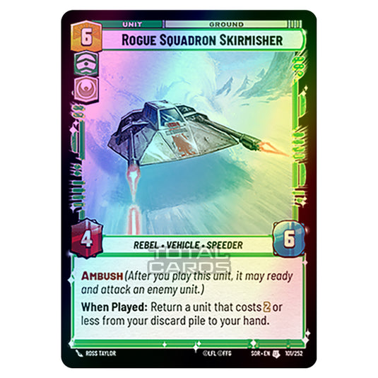 Star Wars Unlimited - Spark of Rebellion - Rogue Squadron Skirmisher (Uncommon) - 101/252 (Foil)