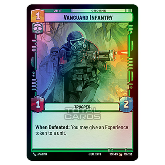 Star Wars Unlimited - Spark of Rebellion - Vanguard Infantry (Common) - 108/252 (Foil)