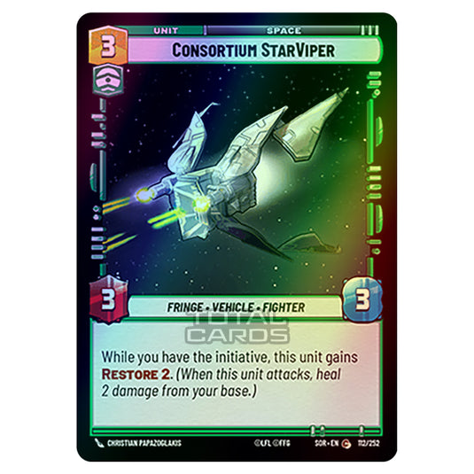 Star Wars Unlimited - Spark of Rebellion - Consortium StarViper (Common) - 112/252 (Foil)