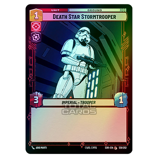 Star Wars Unlimited - Spark of Rebellion - Death Star Stormtrooper (Common) - 128/252 (Foil)