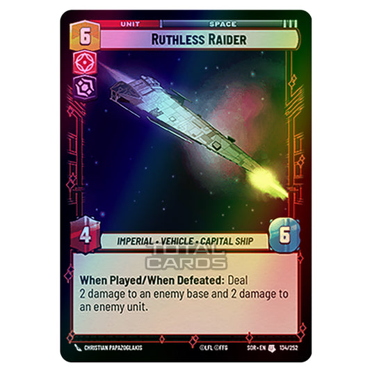 Star Wars Unlimited - Spark of Rebellion - Ruthless Raider (Uncommon) - 134/252 (Foil)