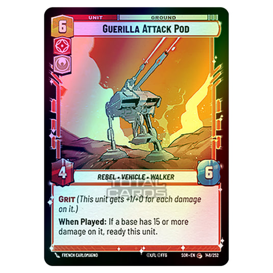 Star Wars Unlimited - Spark of Rebellion - Guerilla Attack Pod (Common) - 148/252 (Foil)