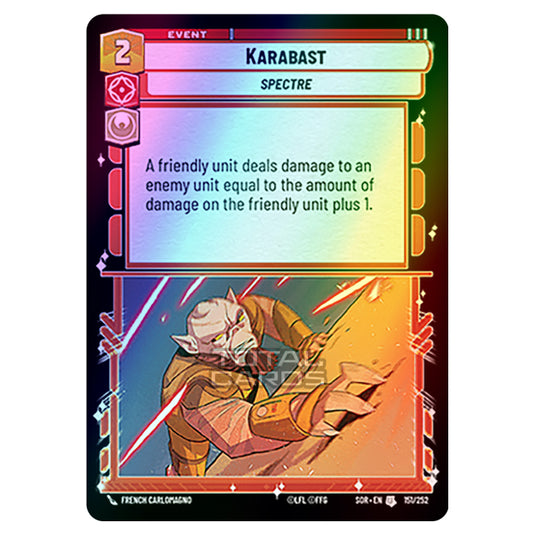 Star Wars Unlimited - Spark of Rebellion - Karabast (Uncommon) - 151/252 (Foil)