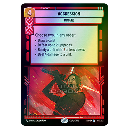 Star Wars Unlimited - Spark of Rebellion - Aggression (Legendary) - 155/252 (Foil)