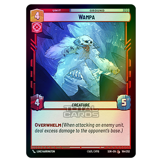 Star Wars Unlimited - Spark of Rebellion - Wampa (Common) - 164/252 (Foil)