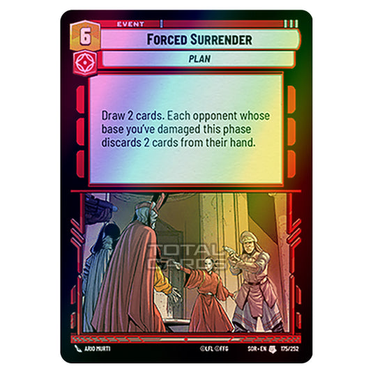 Star Wars Unlimited - Spark of Rebellion - Forced Surrender (Uncommon) - 175/252 (Foil)