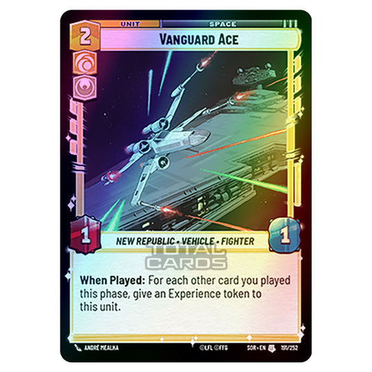 Star Wars Unlimited - Spark of Rebellion - Vanguard Ace (Uncommon) - 191/252 (Foil)