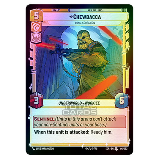 Star Wars Unlimited - Spark of Rebellion - Chewbacca (Uncommon) - 196/252 (Foil)