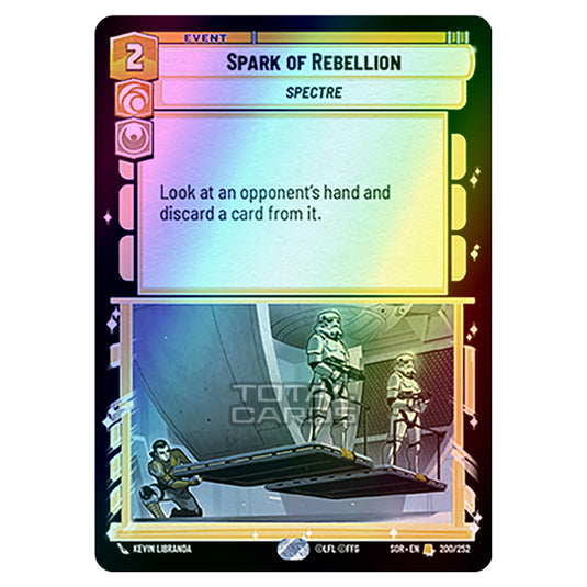 Star Wars Unlimited - Spark of Rebellion - Spark of Rebellion (Rare) - 200/252 (Foil)