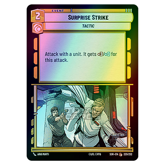 Star Wars Unlimited - Spark of Rebellion - Surprise Strike (Common) - 220/252 (Foil)