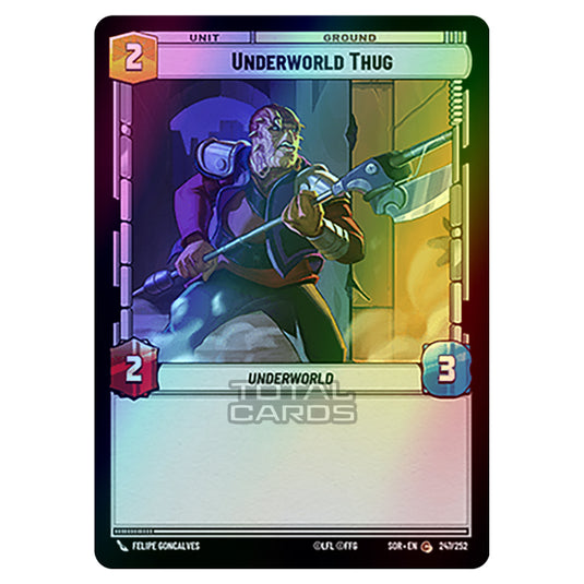 Star Wars Unlimited - Spark of Rebellion - Underworld Thug (Common) - 247/252 (Foil)