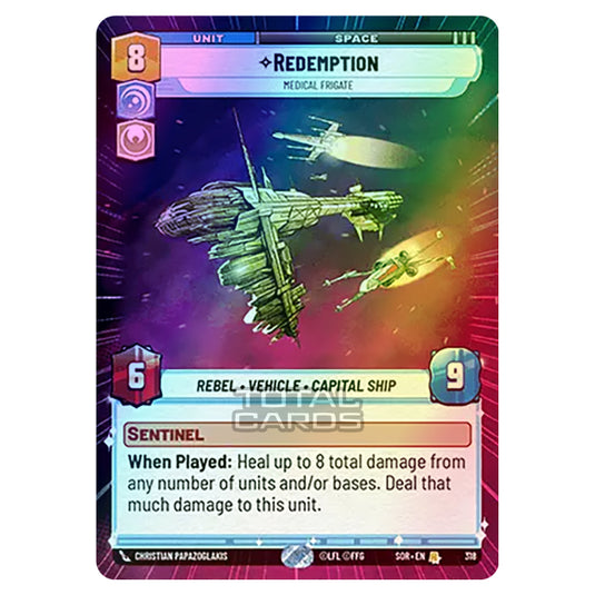 Star Wars Unlimited - Spark of Rebellion - Redemption (Rare) - 318 (Hyperspace Foil)