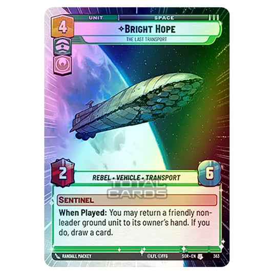 Star Wars Unlimited - Spark of Rebellion - Bright Hope (Uncommon) - 363 (Hyperspace Foil)