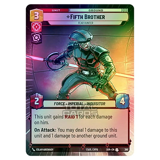 Star Wars Unlimited - Spark of Rebellion - Fifth Brother (Uncommon) - 395 (Hyperspace Foil)