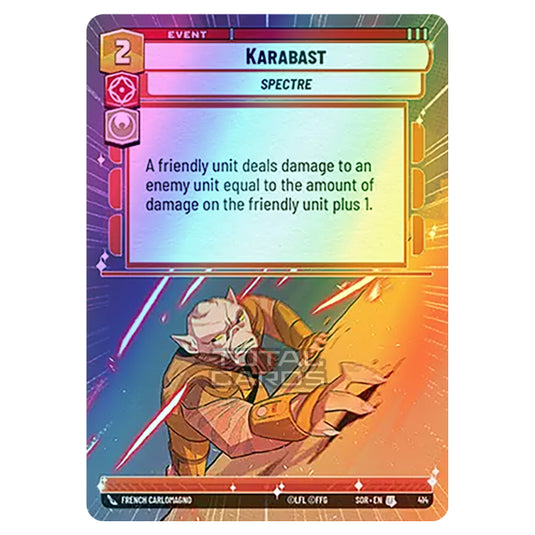 Star Wars Unlimited - Spark of Rebellion - Karabast (Uncommon) - 414 (Hyperspace Foil)