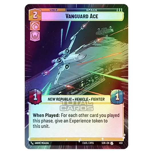 Star Wars Unlimited - Spark of Rebellion - Vanguard Ace (Uncommon) - 453 (Hyperspace Foil)