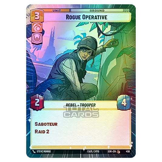 Star Wars Unlimited - Spark of Rebellion - Rogue Operative (Common) - 456 (Hyperspace Foil)