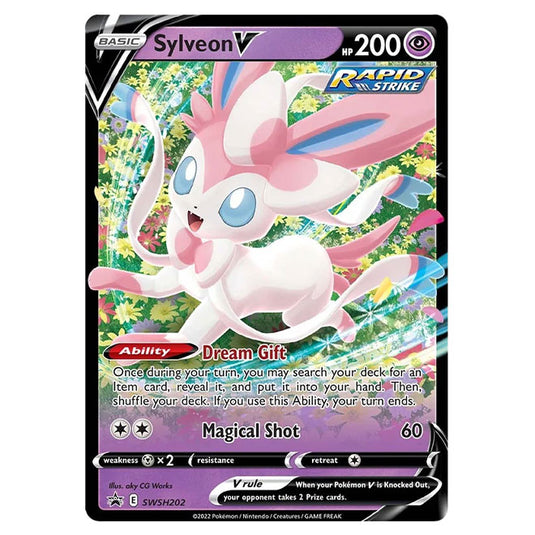 Pokemon - Sword & Shield - SWSH Black Star Promos - Sylveon V - SWSH202