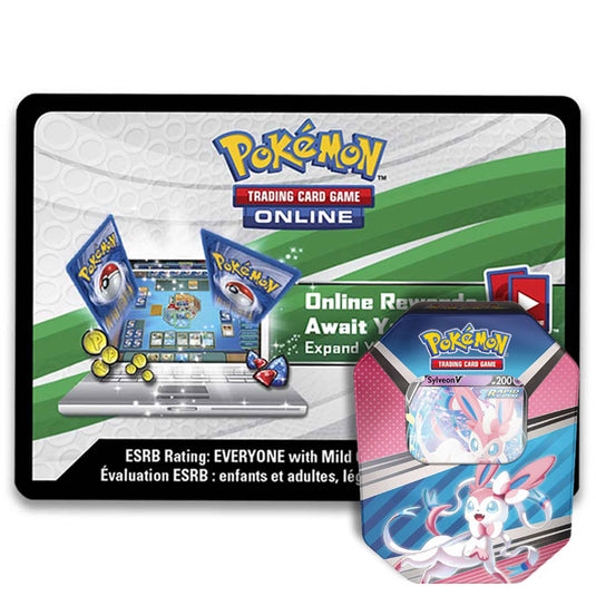 Pokemon - V Heroes Tin - Sylveon V - Online Code Card