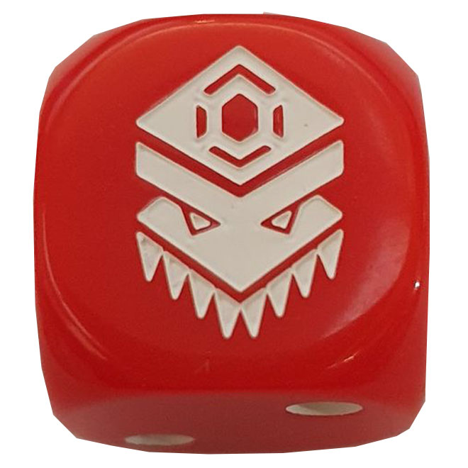 CARDFIGHT VANGUARD V-BT09 MURAKUMO CLAN LOGO YASUIE RED DICE (1x CARDFIGHT VANGUARD V-BT09 MURAKUMO CLAN LOGO YASUIE RED DICE (1x