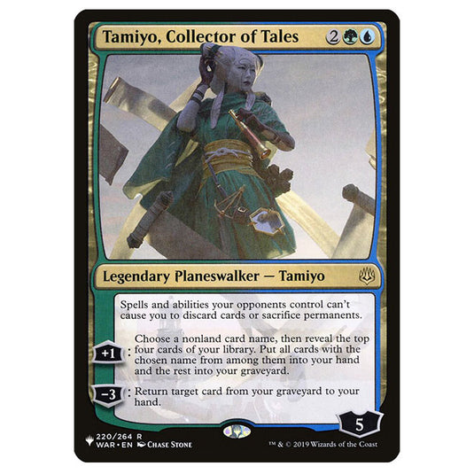 Magic The Gathering - The List - Tamiyo, Collector of Tales - 396/396