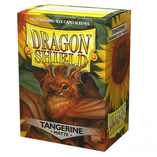 Dragon Shield - Standard Matte Sleeves - Tangerine - (100 Sleeves)