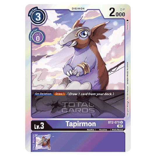 Digimon Card Game - RB-01: Resurgence Booster - Tapirmon - (Alternative Art) - BT2-070a