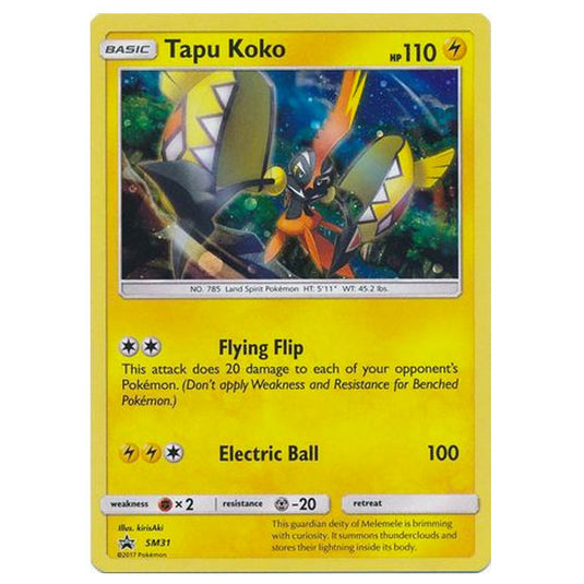 Pokemon - Sun & Moon - SM Black Star Promos - Tapu Koko - SM31