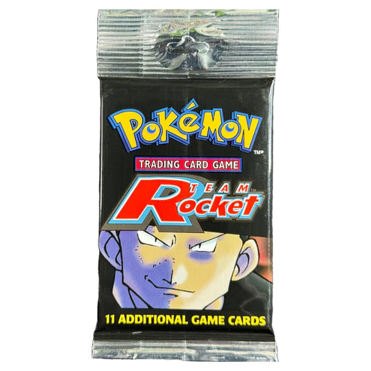 Pokemon - Team Rocket - Booster Pack Giovanni Artwork Long Crimp