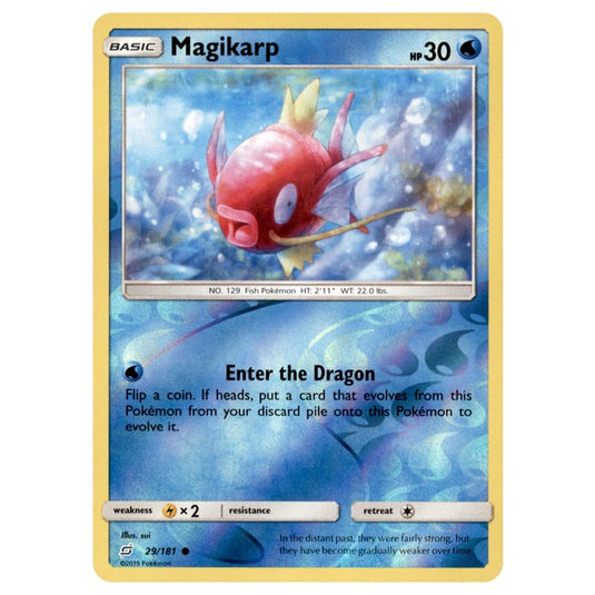 Pokemon - Sun & Moon - Team Up - Magikarp - 29/181 - (Reverse Holo)