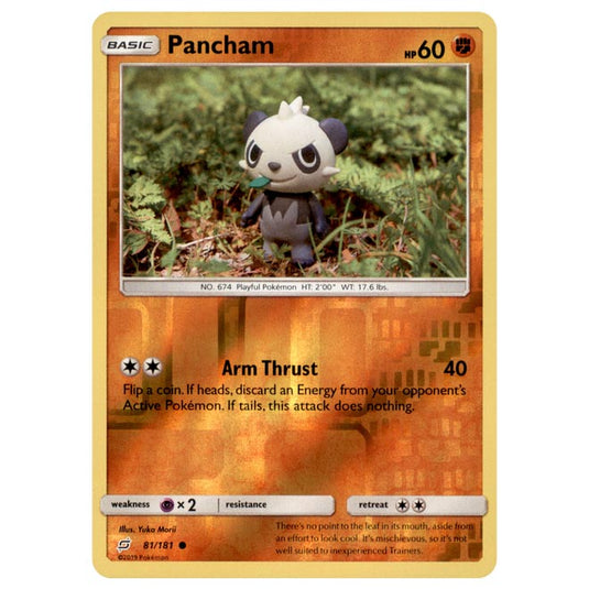 Pokemon - Sun & Moon - Team Up - Pancham - 81/181 - (Reverse Holo)