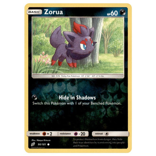 Pokemon - Sun & Moon - Team Up - Zorua - 90/181 - (Reverse Holo)