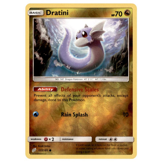 Pokemon - Sun & Moon - Team Up - Dratini - 117/181 - (Reverse Holo)