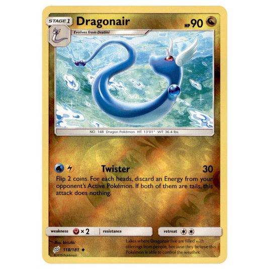 Pokemon - Sun & Moon - Team Up - Dragonair - 118/181 - (Reverse Holo)